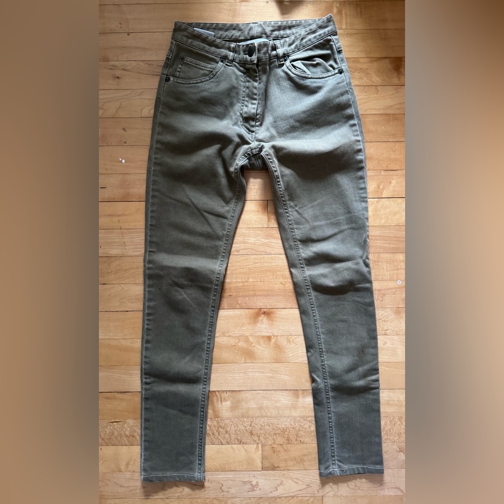 Martin Margiela skinny jeans - khaki color, in perfect condition!